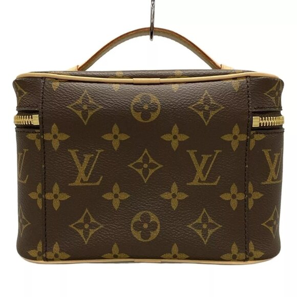 100% Auth LOUIS VUITTON Nice Mini Monogram Vanity Bag Monogram Canvas 1148-10824 - Picture 2 of 14